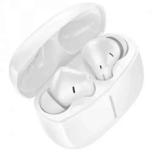 Casti True Wireless HOCO EQ34 Plus, Bluetooth, ANC, Alb
