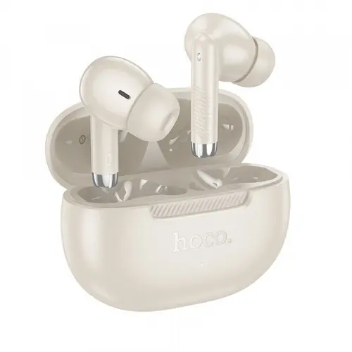 Casti True Wireless HOCO EQ24, Bluetooth, Auriu