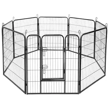 Tarc modular pentru caini Rebel RA-1207, 8 panouri, 80X100 CM