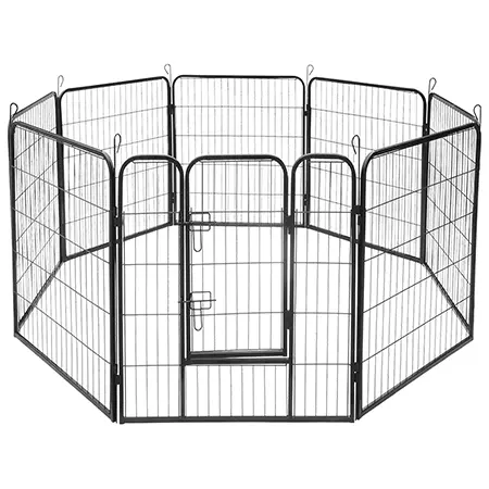 Tarc modular pentru caini Rebel RA-1207, 8 panouri, 80X100 CM