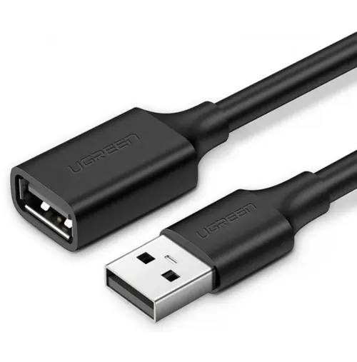 Prelungitor USB UGREEN US103, 1.5m, Negru