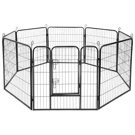 Tarc modular pentru caini Rebel RA-1207, 8 panouri, 80X80 CM