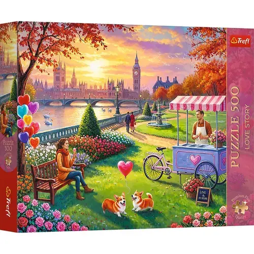 Puzzle Trefl Premium Plus Love Story Londra Romantica, 500 de piese