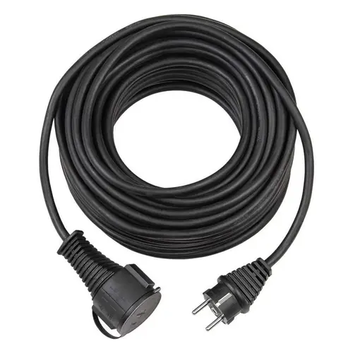 Cablu prelungitor Brennenstuhl, 25m H05RR-F3G2,5 negru IP44