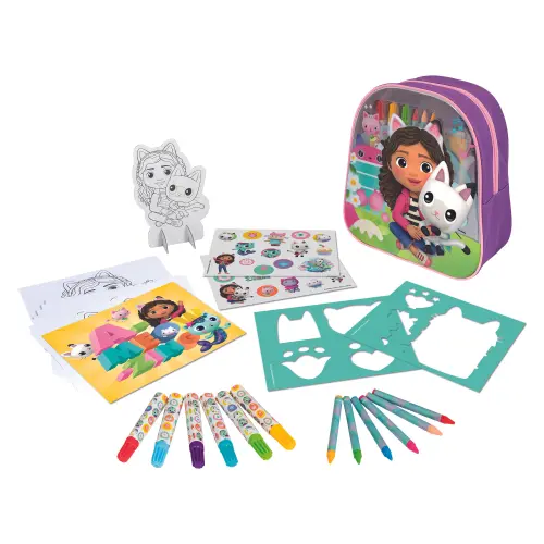 Set pentru desen As Art - Gabby's Dollhouse, cu rucsac