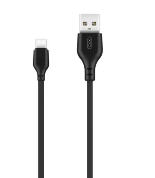Cablu Date si Incarcare USB-A - USB-C XO Design NB103, 18W, 2m, Negru