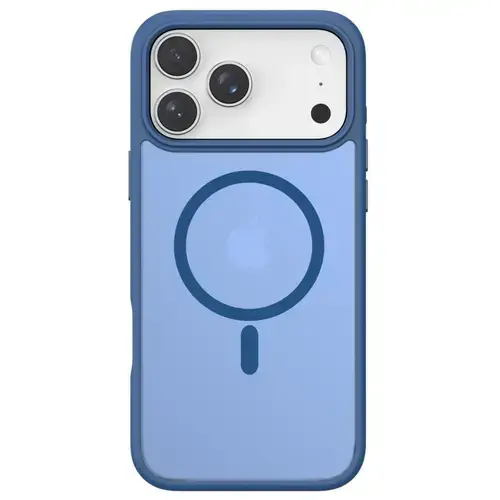 Husa Devia Pino Series Magnetic Shockproof iPhone 17 Pro, Albastru