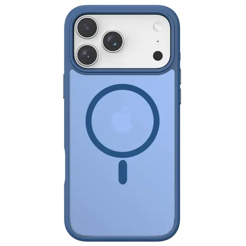 Husa Devia Pino Series Magnetic Shockproof iPhone 17 Pro, Albastru