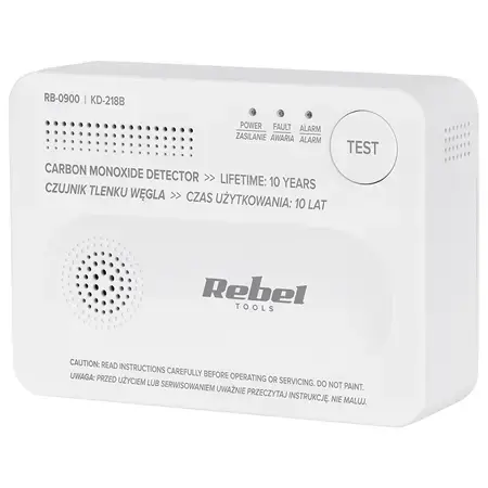 Detector senzor Monoxid de carbon Rebel RB-0900