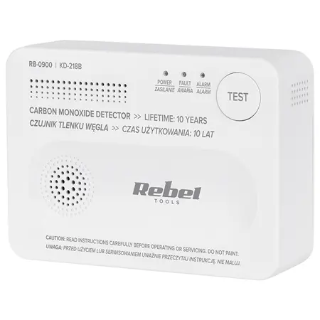 Detector senzor Monoxid de carbon Rebel RB-0900