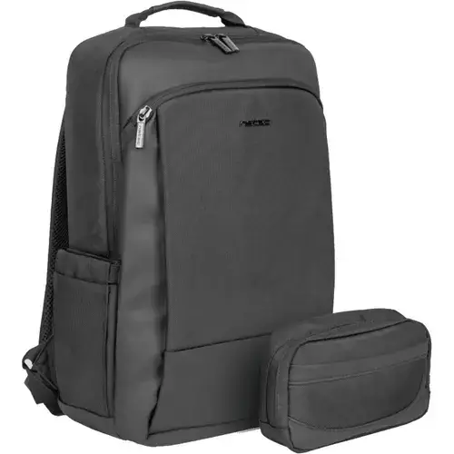 Rucsac laptop 15.6inch Natec Kudu Plus,  Polyester, cu organizator, Negru