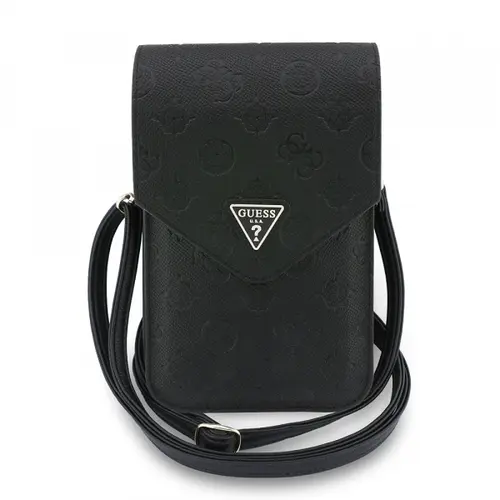 Geanta Universala pentru Telefon, Guess, Grained Peony, Neagra