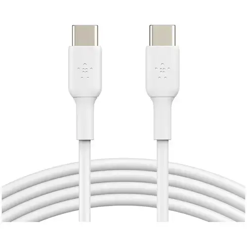 Cablu Belkin BOOST CHARGE USB-C catre USB-C 2.0, PVC, 1M, Alb