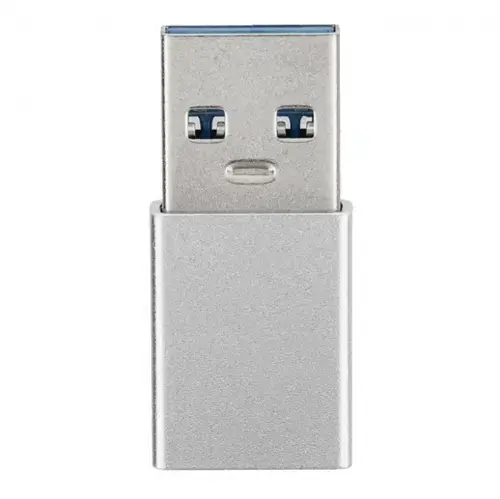 Adaptor Date si Incarcare USB-C - USB-A Blue Star, Alb