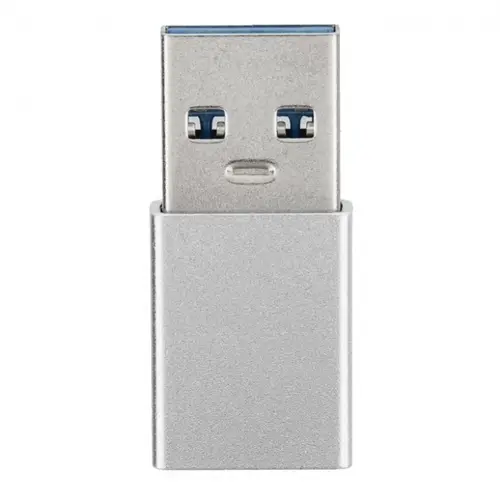 Adaptor Date si Incarcare USB-C - USB-A Blue Star, Alb