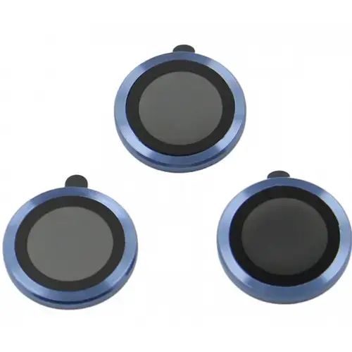 Folie de protectie Camera Spate OEM pentru Apple iPhone 17 Pro, Sticla Securizata, Bleumarin