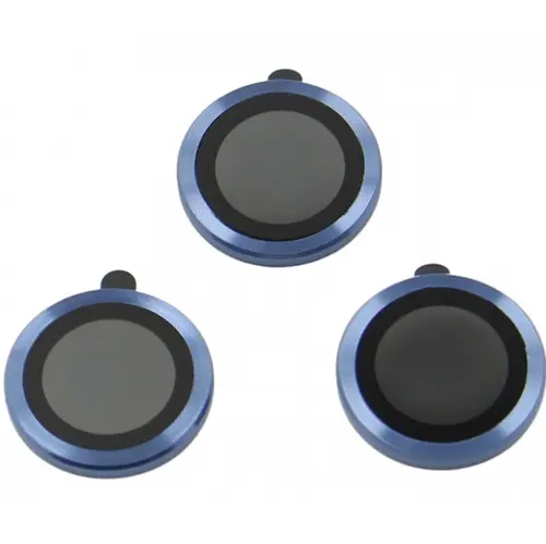 Folie de protectie Camera Spate OEM pentru Apple iPhone 17 Pro, Sticla Securizata, Bleumarin