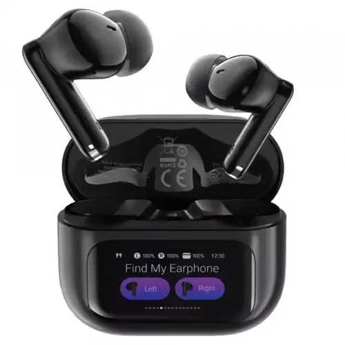 Casti True Wireless Acefast W6, Bluetooth, ANC, Negru