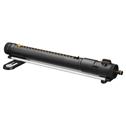 Aspersor oscilant Fiskars X-Series L, acoperire maxim 500 mp, raza udare maxim 21 m