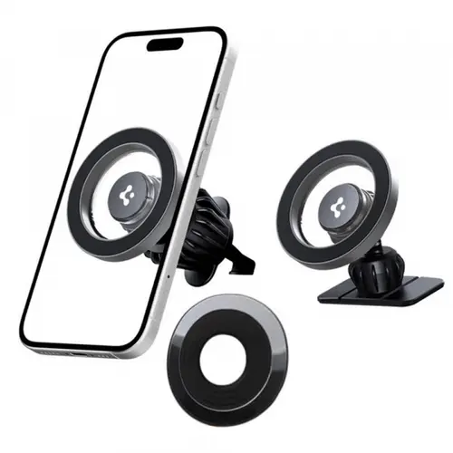 Suport Auto Magnetic Spigen MFT13 ACP08314, Universal, Argintiu