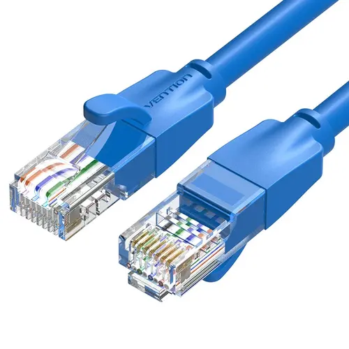 Cablu de retea CAT6 UTP, 1 metru, Vention, Albastru