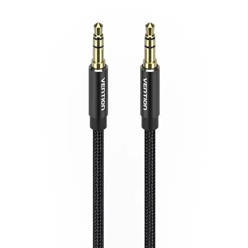 Cablu audio 3,5mm Jack Vention 1m, Negru