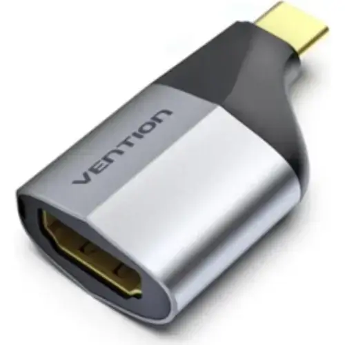 Adaptor USB-C la HDMI Vention TCAH0, 4K UHD, plug-and-play, 10cm, Gri