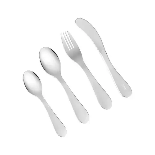 Set tacamuri pentru copii 4 piese, inox, Teesa TSA0146