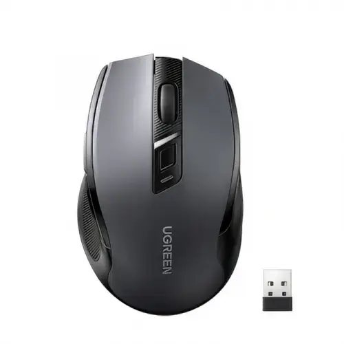 Mouse Wireless UGREEN MU006, 4000DPI, Gri
