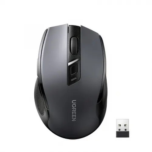 Mouse Wireless UGREEN MU006, 4000DPI, Gri