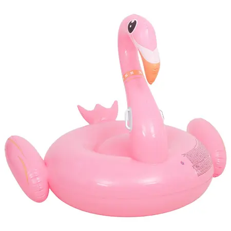 Saltea gonflabila SunClub Flamingo P-35484, 155 x 115 x 115 cm, Roz