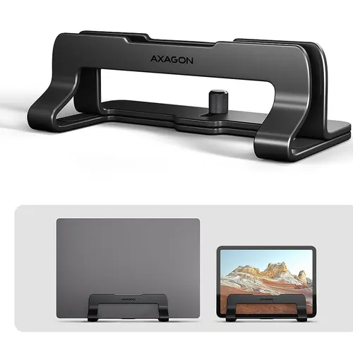 Stand notebook AXAGON STND-VB, ajustabil, compatibiliate 10inch - 17.3inch, Negru