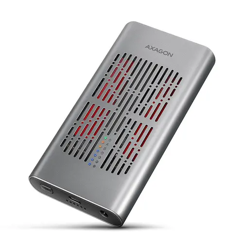 Rack Hard-disk, AXAGON, EEM2-20GD, USB-C, 20Gbps, Argintiu