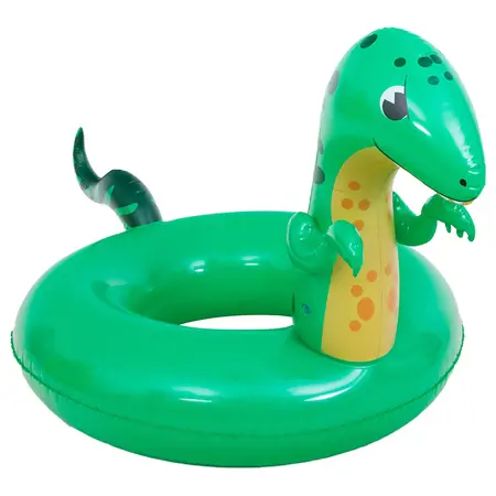 Colac gonflabil SunClub Dinozaur P-35485, 104 cm, Verde
