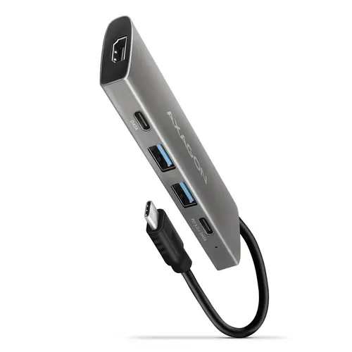Hub USB AXAGON HMC-5G21 SPEEDSTER, USB-C 10Gbps, 2 * USB-A, 1 * USB-C, 1 * USB-C PD 60W
