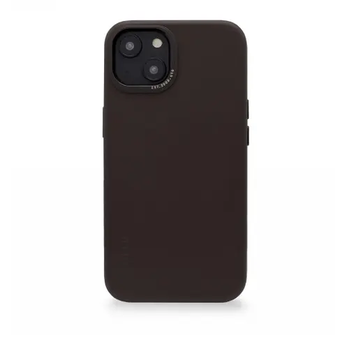Husa de protectie din piele compatibila cu MagSafe pentru iPhone 14 Plus, Decoded, Maro