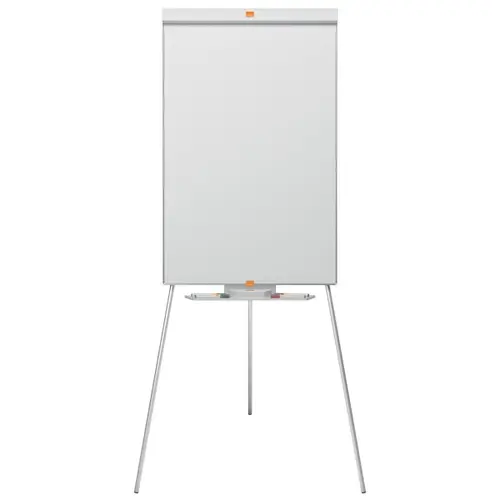 Flipchart NOBO din melamina, cu trepied