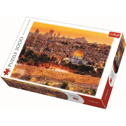 Puzzle Trefl Acoperisuri in Ierusalim, 3000 piese