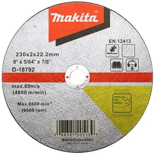 Disc taiere inox Makita D-18792, 230x2mm