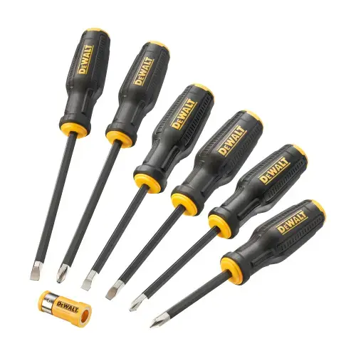 Set surubelnite varf magnetic 6 piese DeWALT DWHT62056-0, varf MAXFIT pentru prindere perfecta si suprafata de contact extinsa, lama din otel de inalta performanta, protectie anti coroziune, maner confortabil