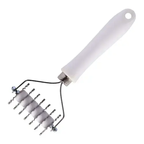 Feliator pentru paste HACCP, cu 7 lame zimtate, inox, 9,5 mm - Zokura TP323