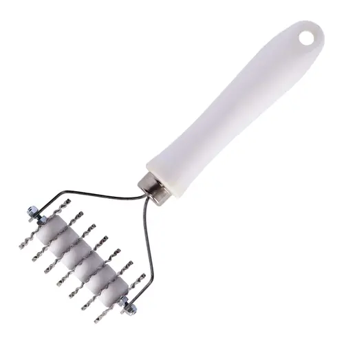 Feliator pentru paste HACCP, cu 7 lame zimtate, inox, 9,5 mm - Zokura TP323