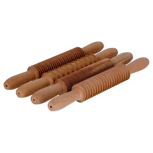 Set 4 facalete pentru paste, lemn de fag, 32 cm - Zokura TPKITMATTARELLI