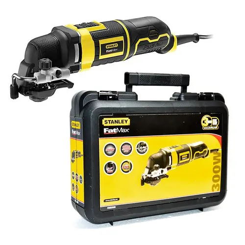 Masina multifunctionala oscilanta Stanley FatMax FME650K, 300 W, 22000 RPM, 23 Accesorii