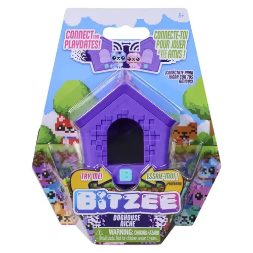 Set de joaca Bitzee Casuta pentru caini, 17x14x4cm
