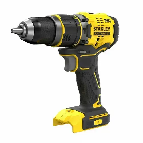 Masina de gaurit Stanley FatMax FMCD721B V20, cu percutie, pe acumulator, 18V, mandrina de gaurit de 13 mm, cuplu de 80 Nm, 2100 rpm, fara baterie si incarcator