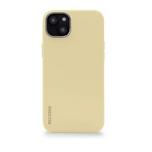 Carcasa Decoded Silicone BackCover MagSafe compatibila cu iPhone 14, Bej