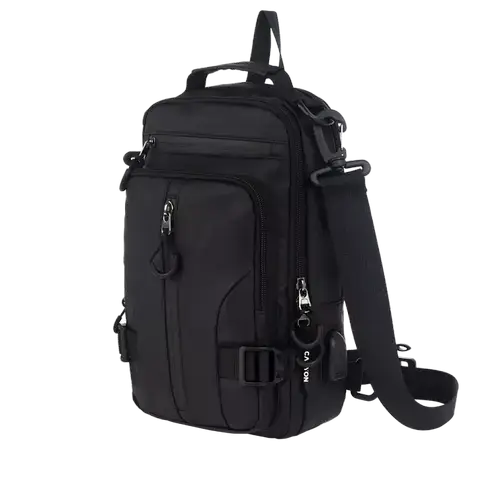 Rucsac pentru laptop, Canyon, Poliester, 290 x 160 x 90 mm, Negru