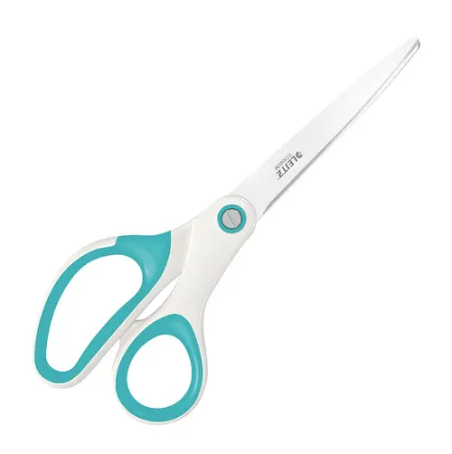 Foarfeca pentru birou LEITZ WOW Titanium, 205 mm, Turcoaz