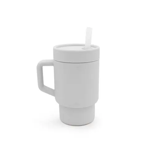 Cana de silicon cu pai Melii, Gri